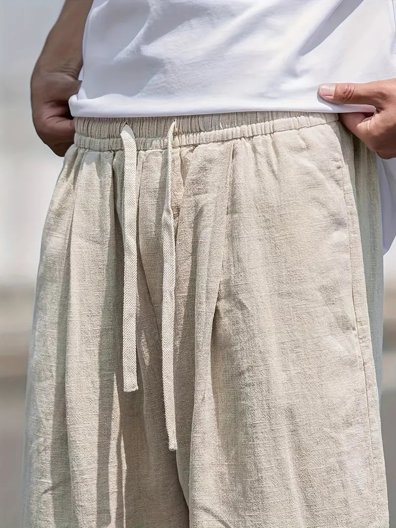 GR | Baggy linen trousers, airy summer trousers with soft wearing comfort