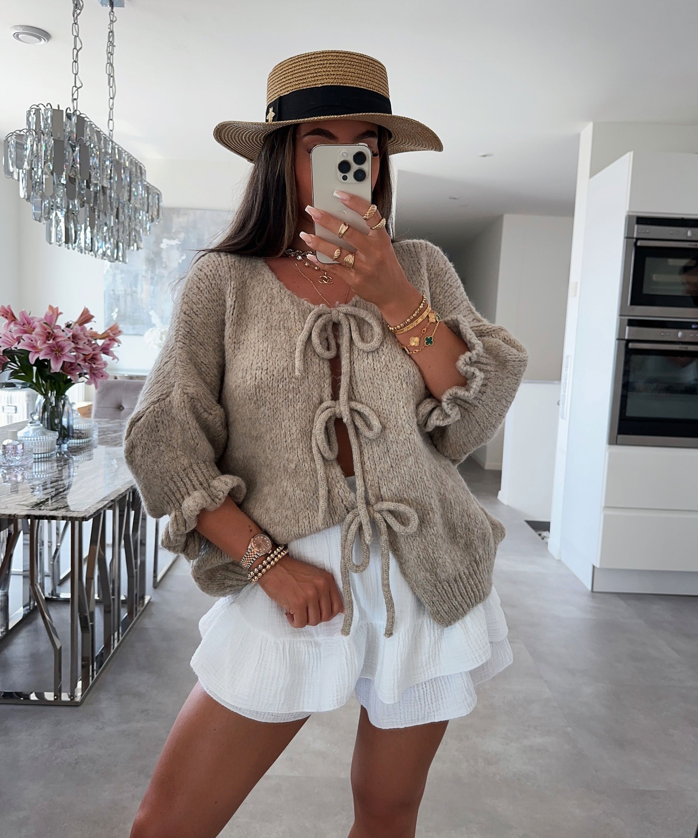 GR Fia Three-Quarter Taupe
