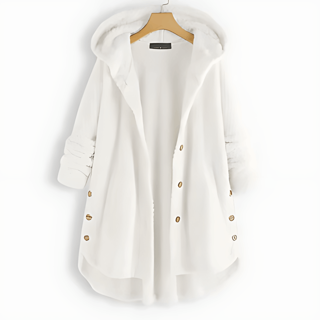 GR | Wärmende Strickjacke mit weichem Futter und Kapuze für Damen