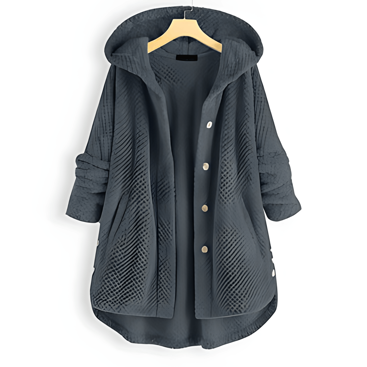 GR | Wärmende Strickjacke mit weichem Futter und Kapuze für Damen