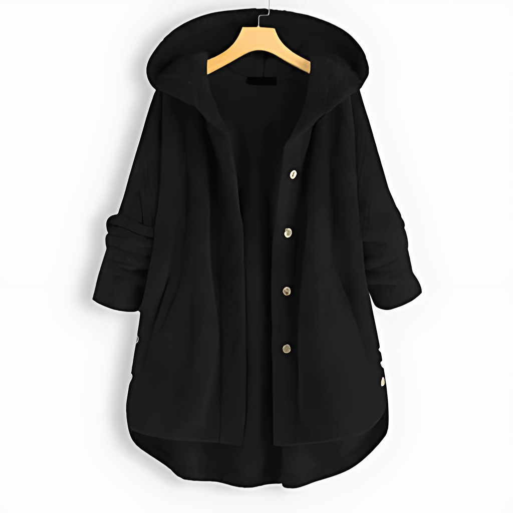 GR | Wärmende Strickjacke mit weichem Futter und Kapuze für Damen