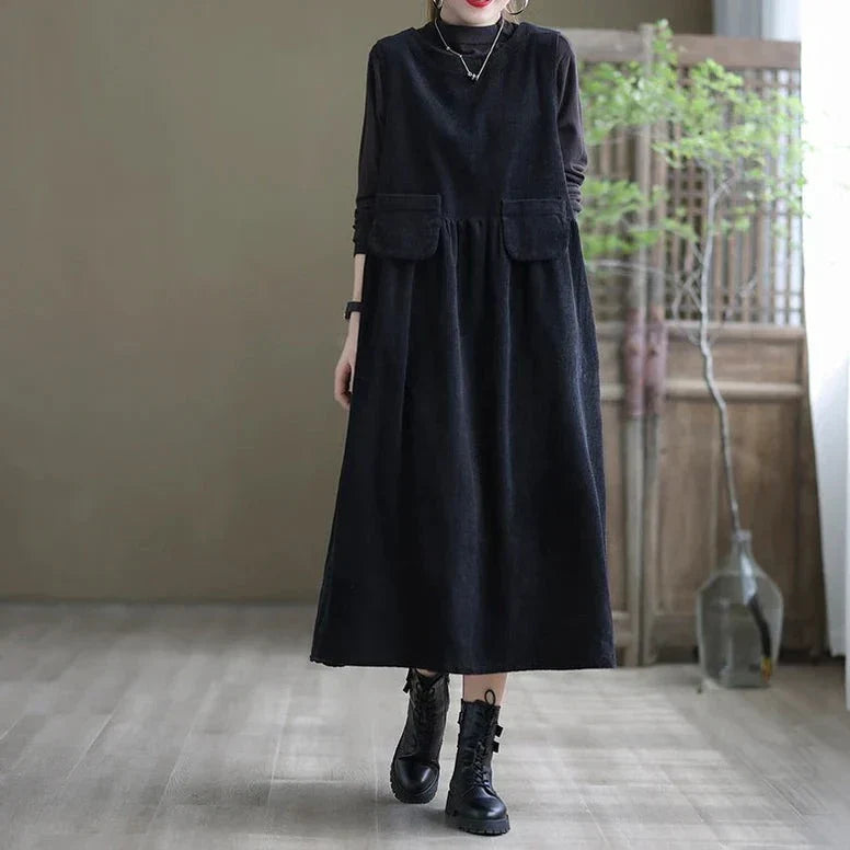 GR - Retro corduroy dress