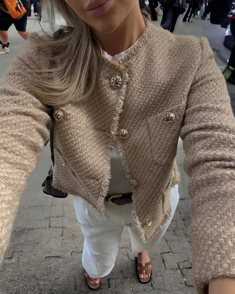 GR | Short tweed jacket