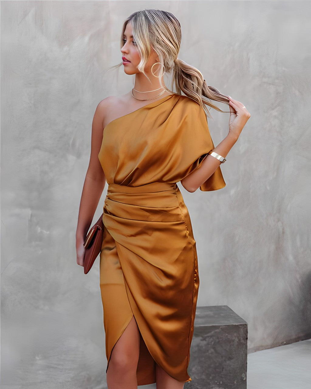 GR | Seiden Festkleid