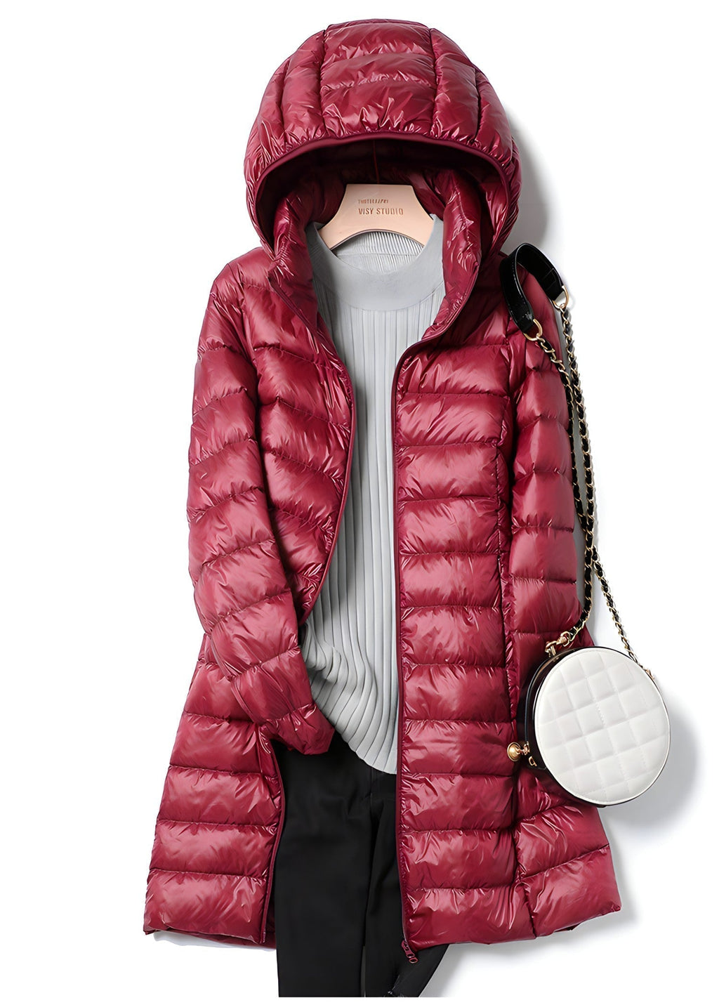 GR Long down jacket for women