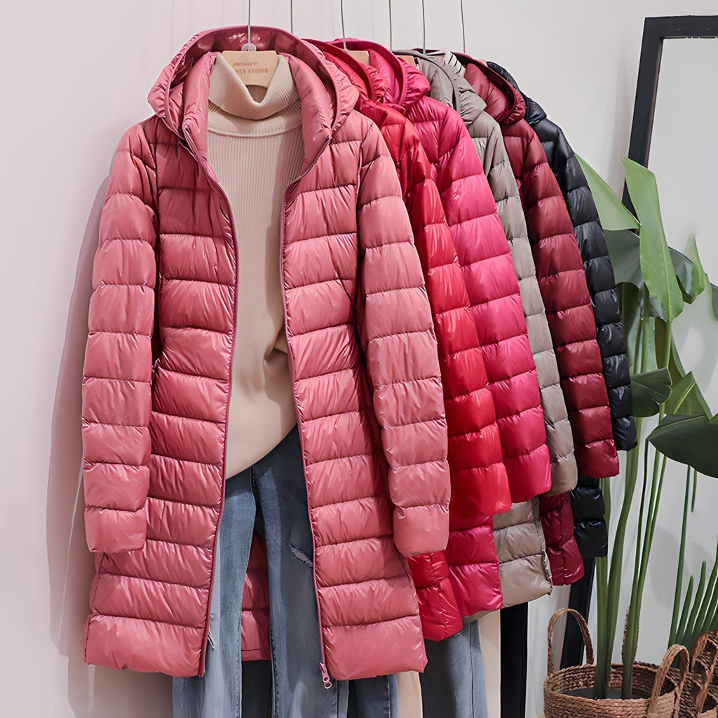 GR Long down jacket for women