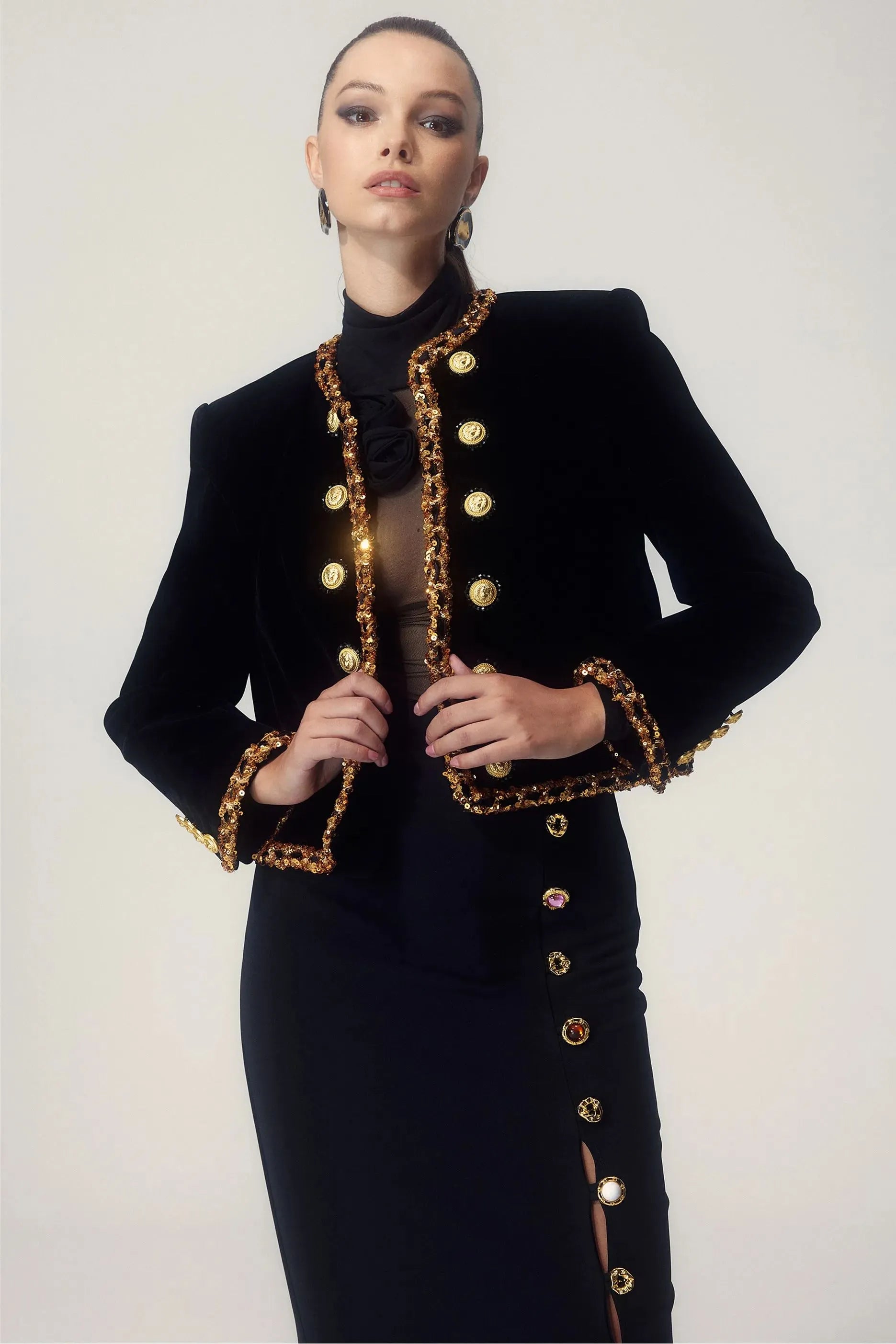 GR - Elegant jacket with buttons