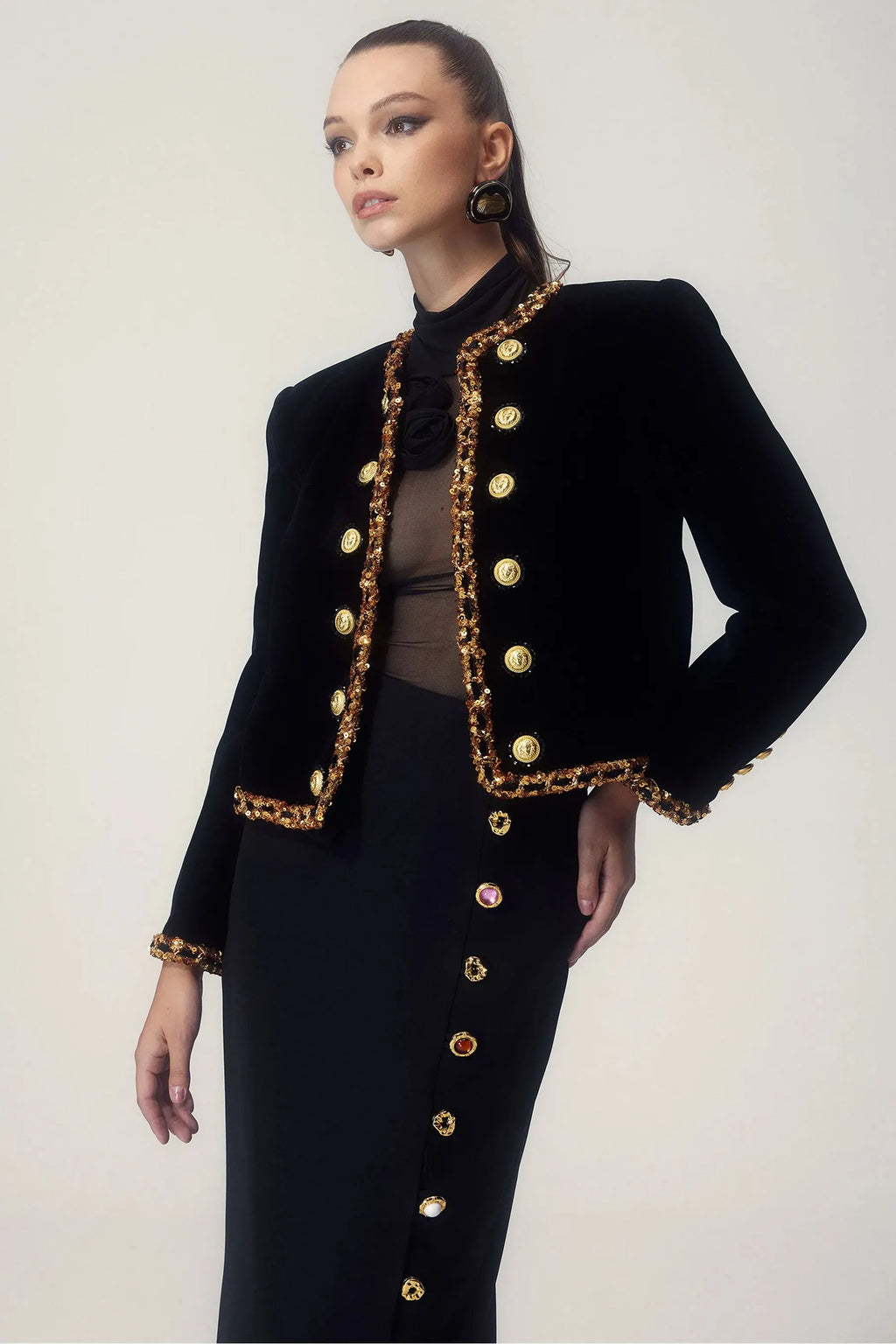 GR - Elegant jacket with buttons