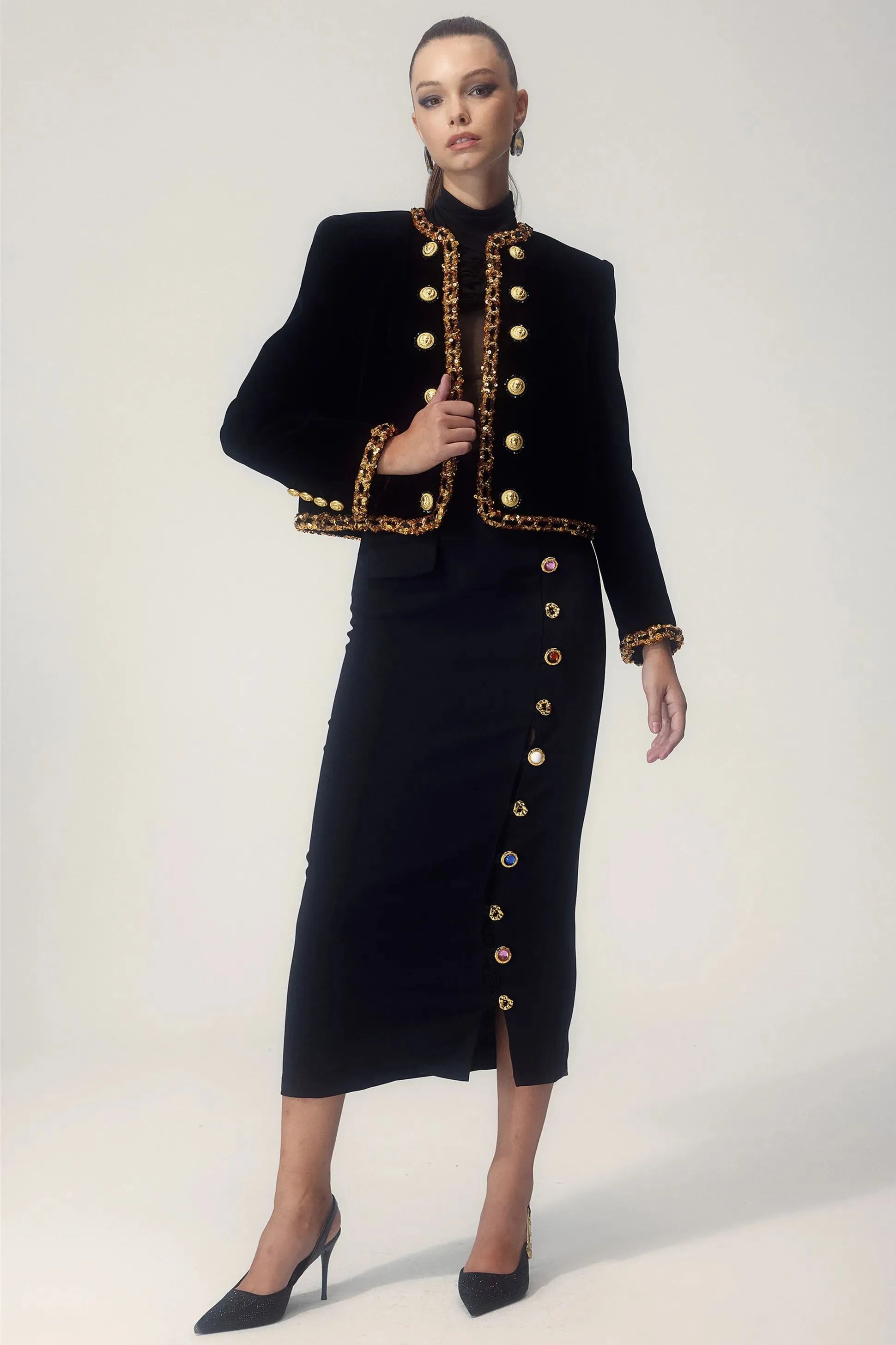 GR - Elegant jacket with buttons