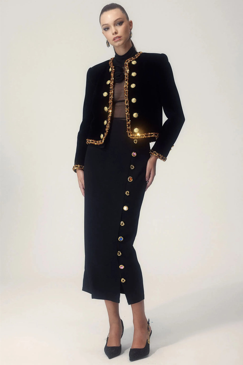GR - Elegant jacket with buttons
