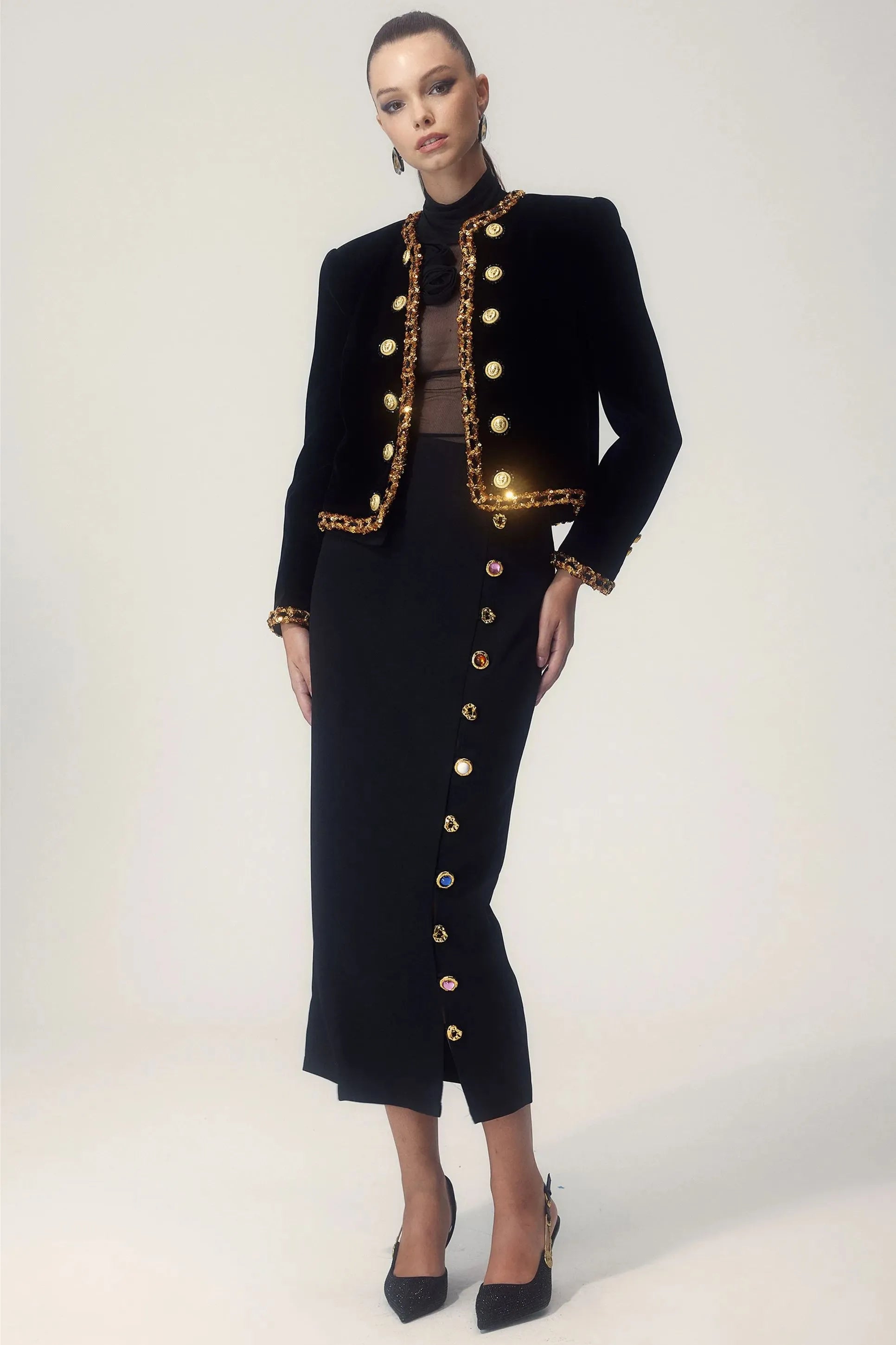 GR - Elegant jacket with buttons