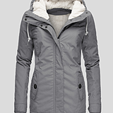 GR | Hood | Zipper | Winter jacket | Women's jacket
