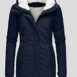 GR | Hood | Zipper | Winter jacket | Women's jacket