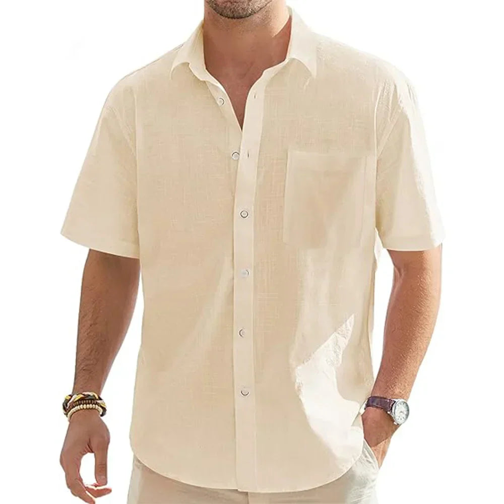 GR | Cotton Linen Summer Shirts Breathable and Stylish