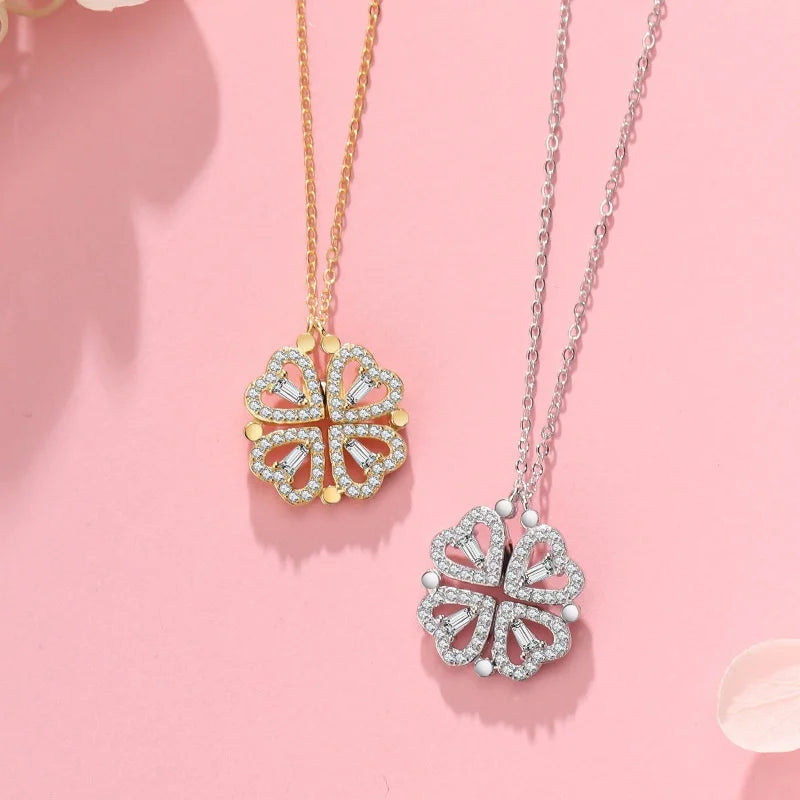 GR | Clover Heart Necklace
