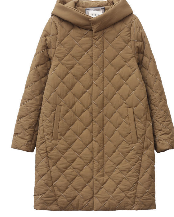 GR hooded coat for fashionable winter