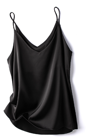 GR | Satin Unterhemd Mit Spaghettiträgern Für Damen