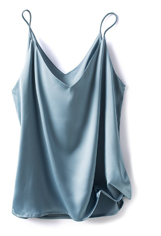 GR | Satin Unterhemd Mit Spaghettiträgern Für Damen