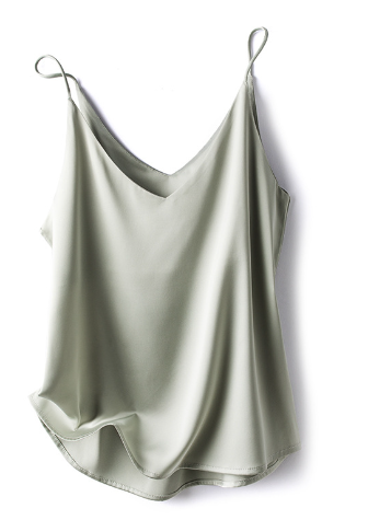 GR | Satin Unterhemd Mit Spaghettiträgern Für Damen