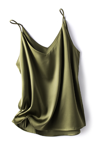 GR | Satin Unterhemd Mit Spaghettiträgern Für Damen