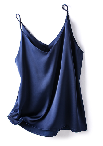 GR | Satin Unterhemd Mit Spaghettiträgern Für Damen