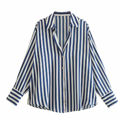 GR | Striped silk shirt