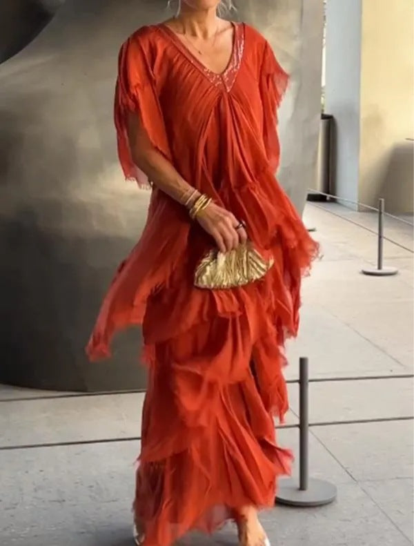 GR | Elegant long dress for festive occasions