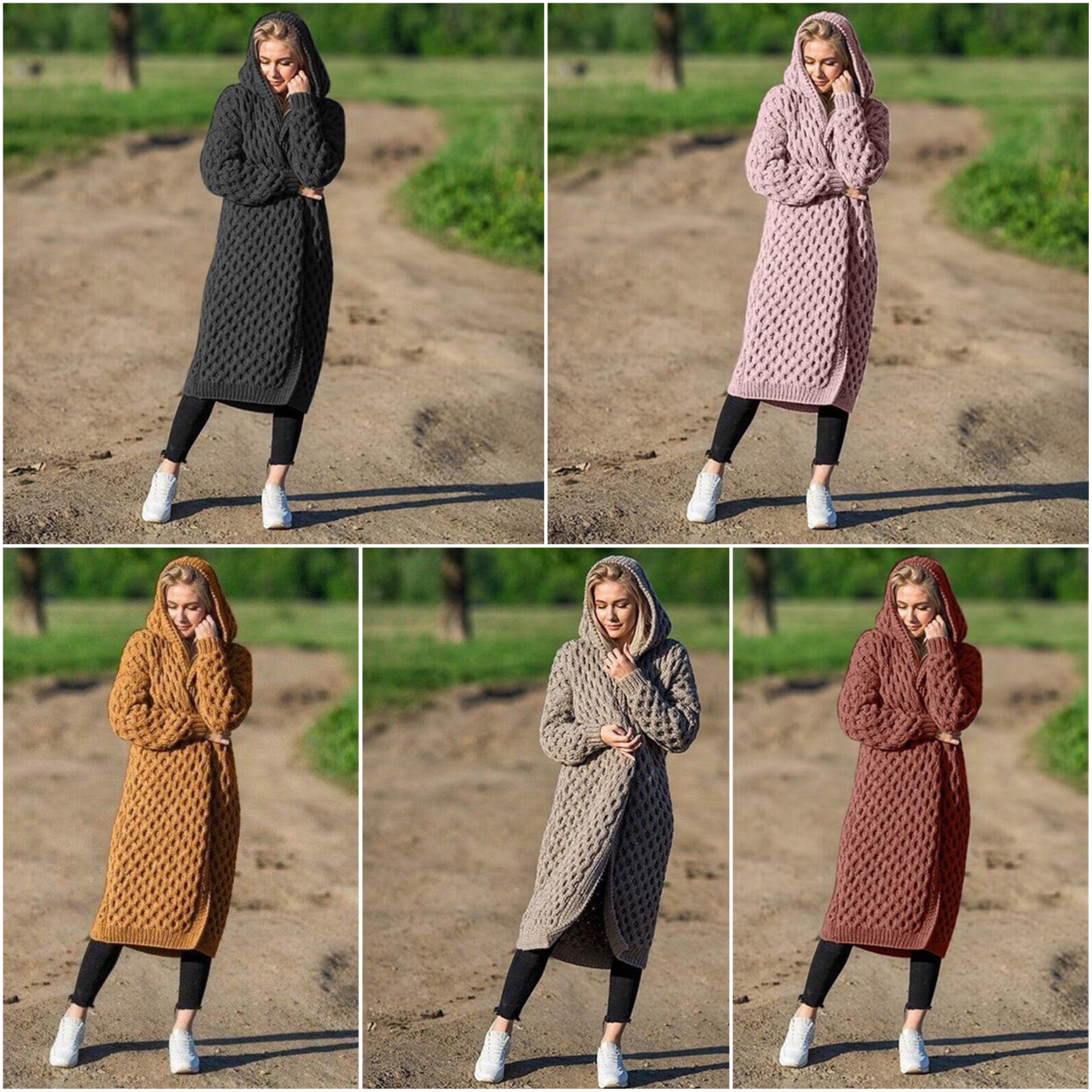 GR | Long knitted cardigan