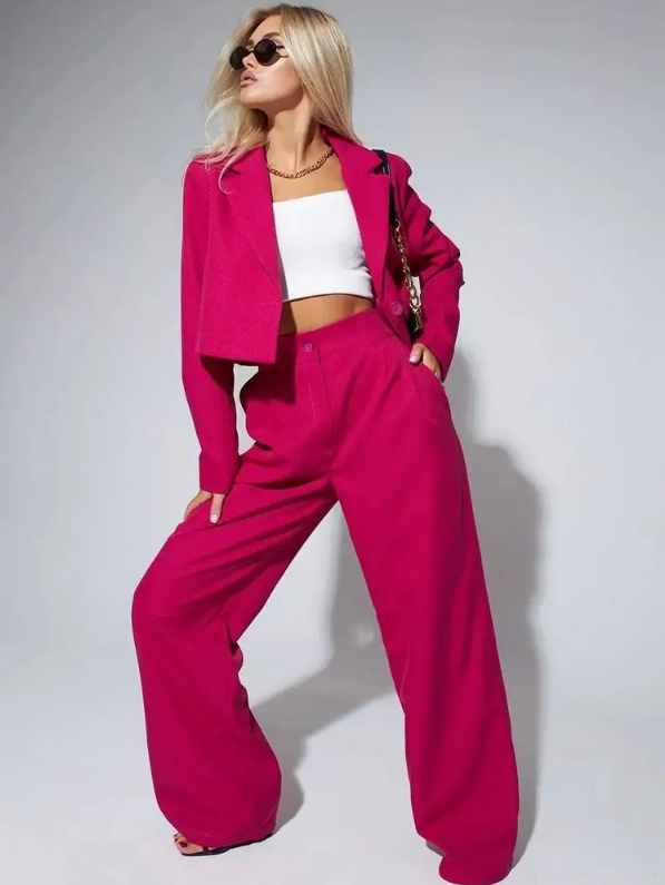 GR | Classic two-piece blazer set for women