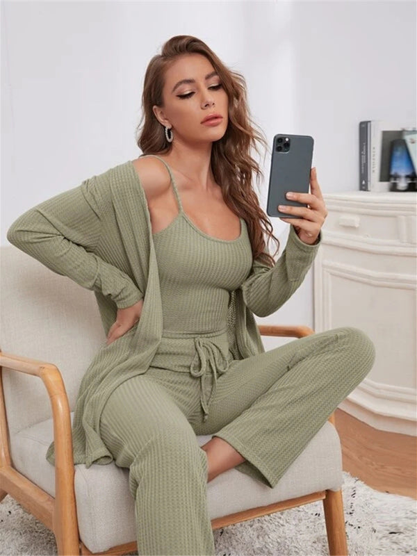 GR | Luxury 3-piece loungewear set for women