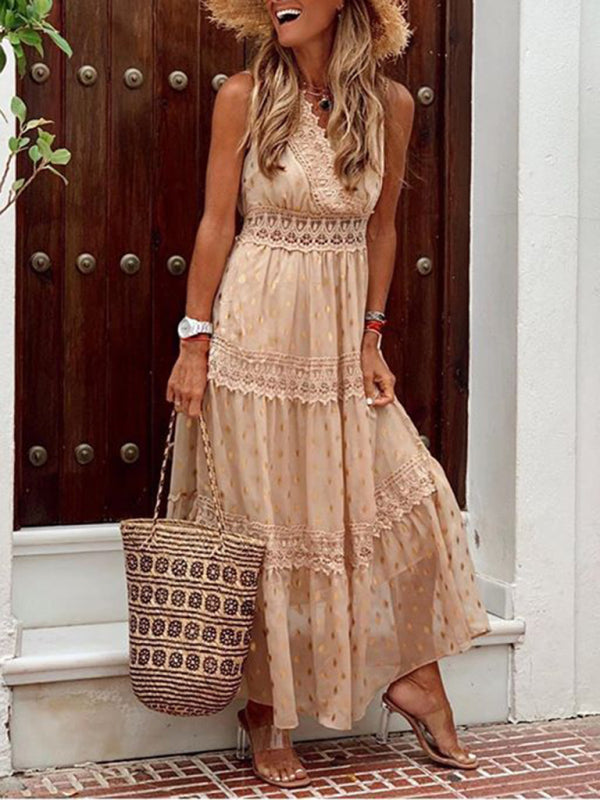 GR | Lace-trimmed dress