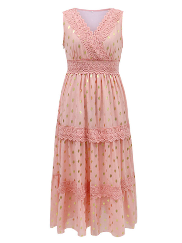 GR | Lace-trimmed dress