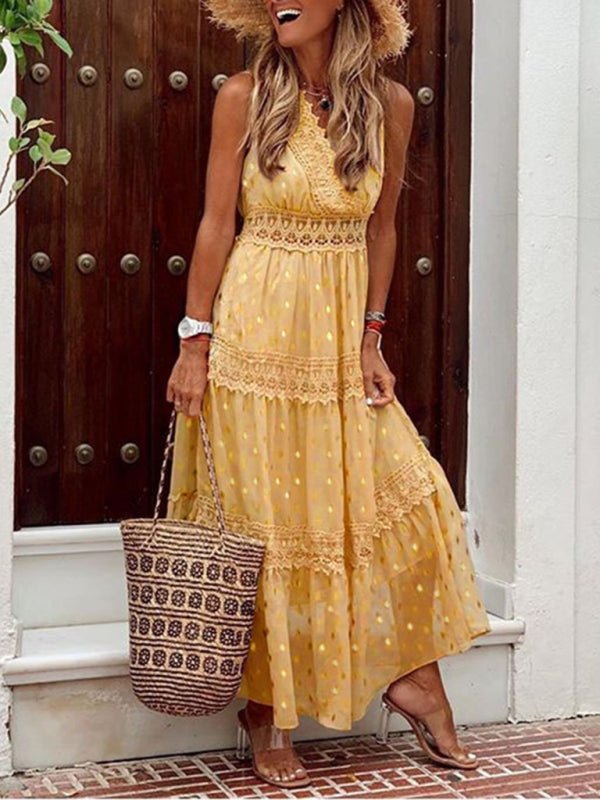 GR | Lace-trimmed dress