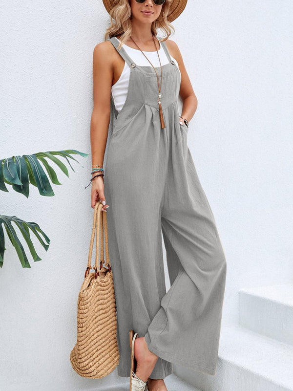 Fatima™ - Comfortable & Vintage Loose Jumpsuit