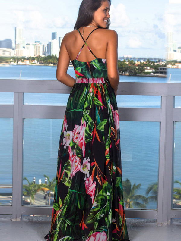 GR | Printed beach dress