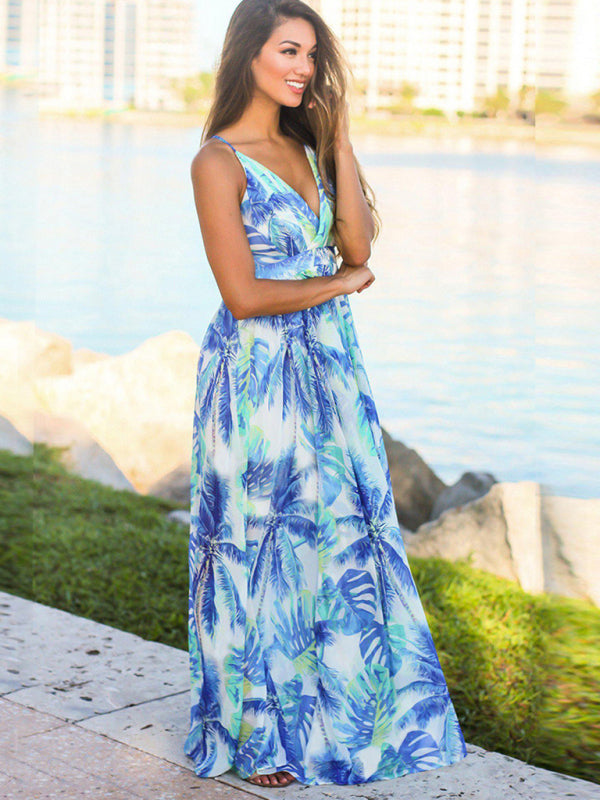 GR | Printed beach dress