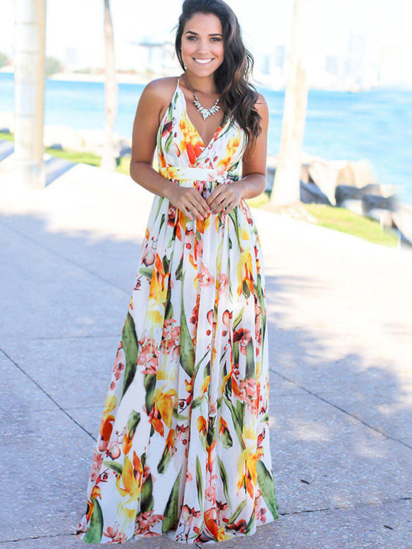 GR | Printed beach dress