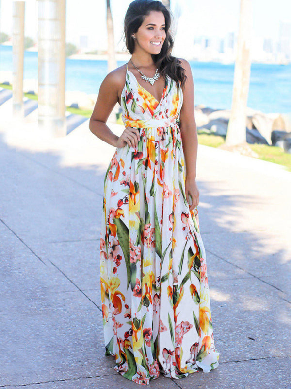 GR | Printed beach dress