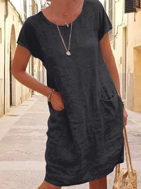 GR | Leinenkleid mit Taschen
