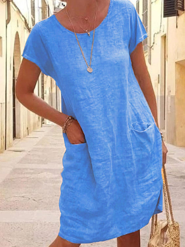 GR | Leinenkleid mit Taschen