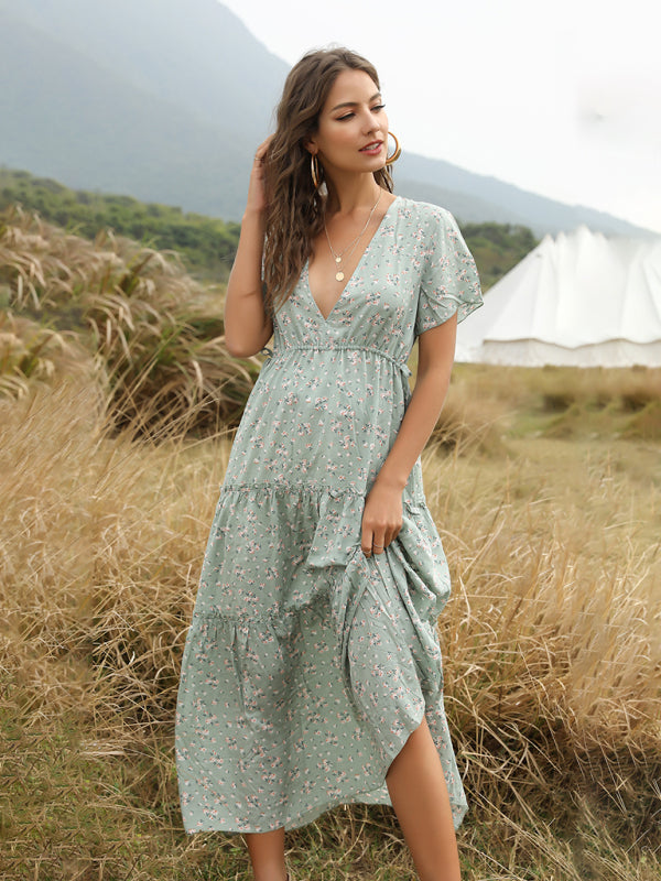 GR | Floral Bohemian Dress