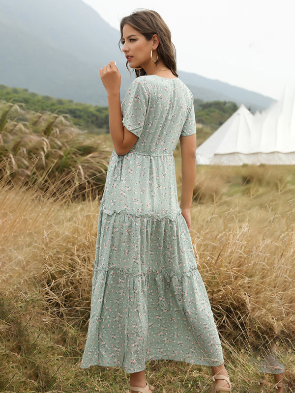 GR | Floral Bohemian Dress