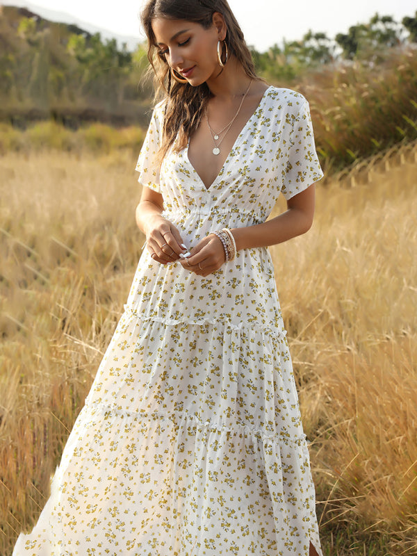 GR | Floral Bohemian Dress