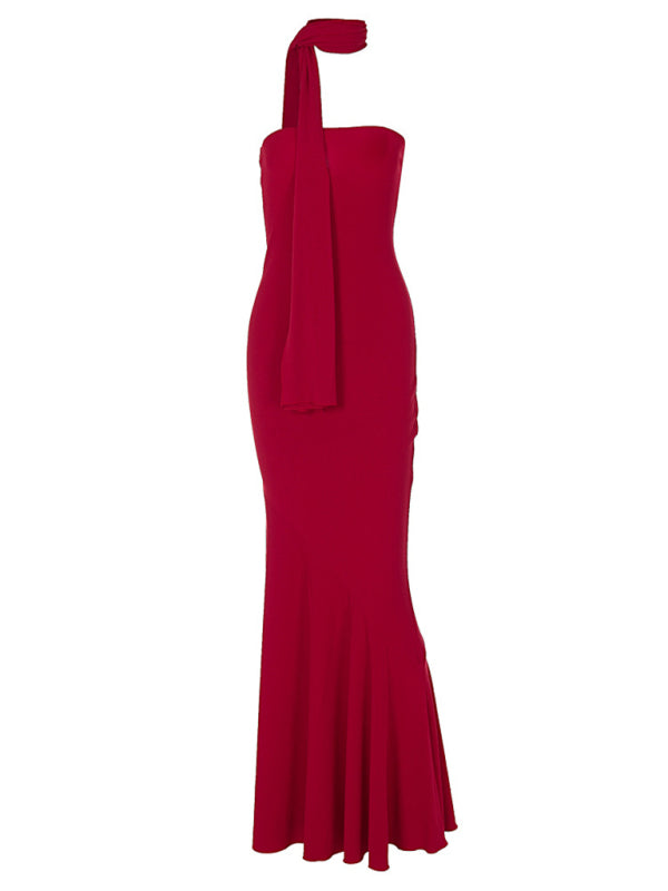GR | Wrap hem scarf dress