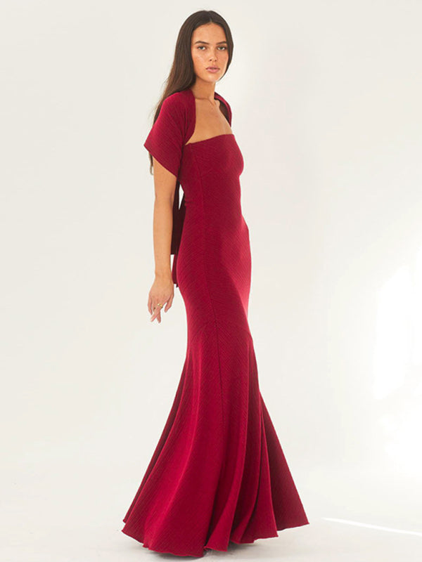 GR | Wrap hem scarf dress