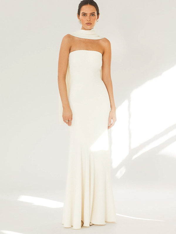GR | Wrap hem scarf dress
