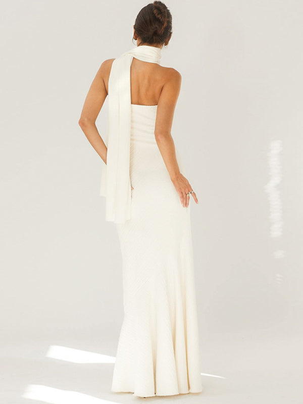GR | Wrap hem scarf dress