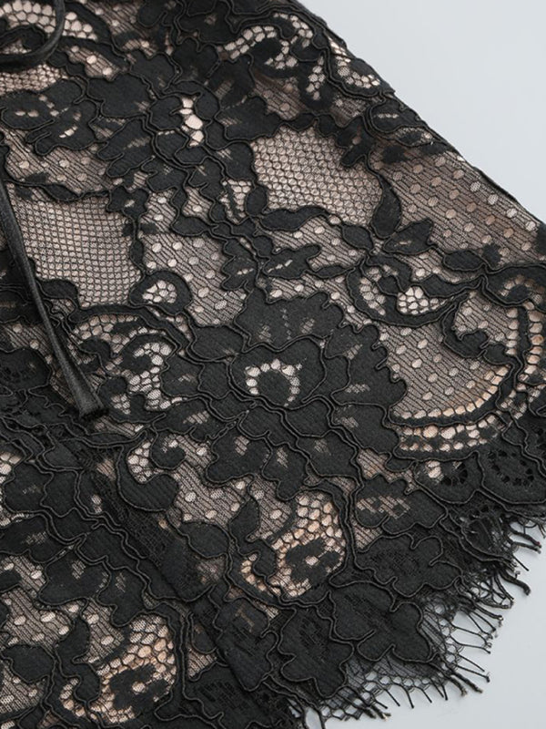 GR | Elegance Spitze Korsett Minikleid