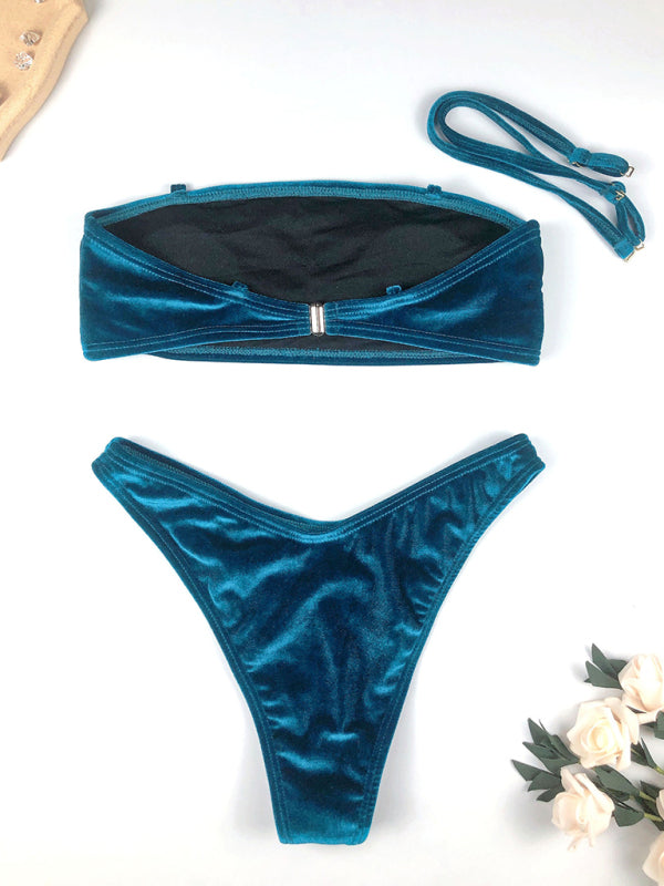 GR | Velvet High Waist Bikini