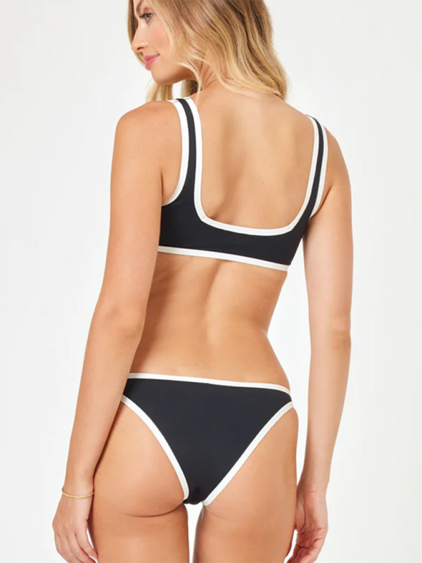 GR | Women's sexy black and white bikini swimsuit bikinis 